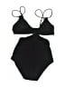 Lands' End Solid Black One Piece Swimsuit Size 12 - photo 2