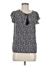 Maurices 100% Rayon Blue Short Sleeve Blouse Size M - photo 1