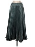 HD in Paris 100% Polyester Metallic Silver Formal Skirt Size XS - photo 2