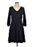 Boden Solid Black Casual Dress Size 12 - photo 1