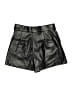 Zara Metallic Black Shorts Size S - photo 2