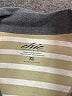 Chic Stripes Gray Short Sleeve Top Size XL - photo 7