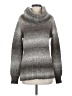 Great Northwest Indigo Metallic Silver Turtleneck Sweater Size S - photo 1
