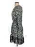 Faherty Paisley Gray Casual Dress Size XS - photo 5