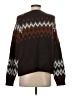 Wooden Ships Chevron-herringbone Brown Pullover Sweater Size XS - photo 2