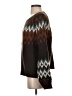 Wooden Ships Chevron-herringbone Brown Pullover Sweater Size XS - photo 5