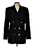 Talbots 100% Viscose Solid Black Blazer Size 12 - photo 1
