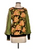 Blank London 100% Viscose Floral Green Pullover Sweater Size XS - photo 1