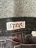 Assorted Brands 100% Cotton Solid Black Denim Skirt Size 7 - photo 4