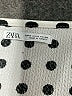 Zara Polka Dots Ivory Short Sleeve Blouse Size M - photo 7