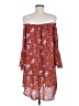 Love J 100% Polyester Print Red Casual Dress Size M - photo 2