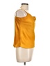 Express 100% Polyester Yellow Sleeveless Top Size L - photo 4