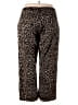 Chic Denim Animal Print Brown Casual Pants Size 24 waist - photo 2