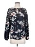 Shein 100% Polyester Blue Long Sleeve Blouse Size 2 - photo 1