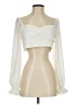 Princess Polly 100% Polyester Ivory Long Sleeve Blouse Size 4 - photo 1