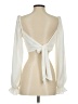 Princess Polly 100% Polyester Ivory Long Sleeve Blouse Size 4 - photo 2