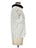 Shein Polka Dots Ivory Short Sleeve Blouse Size 4 - photo 4