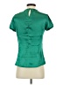 MNG Basics 100% Polyester Green Short Sleeve Blouse Size 4 - photo 2
