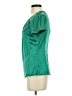 MNG Basics 100% Polyester Green Short Sleeve Blouse Size 4 - photo 5