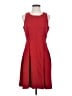 Ann Taylor LOFT Solid Red Cocktail Dress Size 4 - photo 1