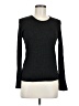 Splendid Metallic Black Pullover Sweater Size M - photo 1