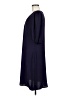 Connected Apparel 100% Polyester Solid Blue Purple Casual Dress Size 8 - photo 5