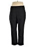 JM Collection Chevron-herringbone Black Active Pants Size XL S - photo 1