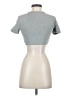 Unica Silver Short Sleeve Turtleneck Size S - photo 2