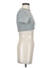Unica Silver Short Sleeve Turtleneck Size S - photo 4