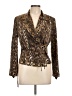Joseph Ribkoff Animal Print Gold Blazer Size 10 - photo 1