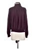 Venus Burgundy Long Sleeve Blouse Size XS - photo 1