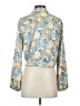 Drew Paisley Gold Long Sleeve Blouse Size XS - photo 2