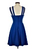 B. Smart Solid Blue Cocktail Dress Size 3 - photo 2