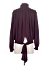 Venus Burgundy Long Sleeve Blouse Size XS - photo 2