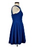 B. Smart Solid Blue Cocktail Dress Size 3 - photo 4