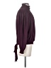 Venus Burgundy Long Sleeve Blouse Size XS - photo 4