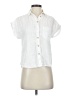 Zara White Short Sleeve Blouse Size XS - photo 1