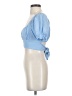 Just Polly Blue Short Sleeve Top Size XS (estimated) - photo 5