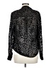 L'Agence Black Long Sleeve Blouse Size Med (2) - photo 2