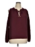 MICHAEL Michael Kors Burgundy Long Sleeve Blouse Size XL - photo 1