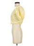 Sim & Sam 100% Cotton Yellow Short Sleeve Blouse Size XS - photo 5