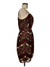 Sam Edelman 100% Polyester Paisley Burgundy Cocktail Dress Size 6 - photo 4