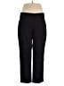 JM Collection Solid Black Casual Pants Size XL - photo 1