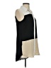 Ann Taylor Factory 100% Polyester Color Block Ivory Sleeveless Blouse Size S - photo 4