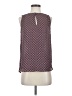 Ann Taylor LOFT 100% Polyester Purple Red Sleeveless Blouse Size S - photo 1