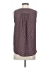 Ann Taylor LOFT 100% Polyester Purple Red Sleeveless Blouse Size S - photo 2