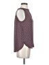Ann Taylor LOFT 100% Polyester Purple Red Sleeveless Blouse Size S - photo 4