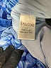 Saloni 100% Polyester Paisley Blue Cocktail Dress Size 4 - photo 8