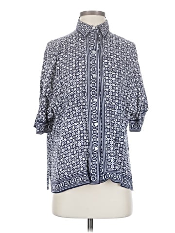Max Studio 3/4 Sleeve Button-Down Shirt (view 1)
