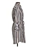 Express 100% Polyester Stripes Gray Casual Dress Size XS - photo 4